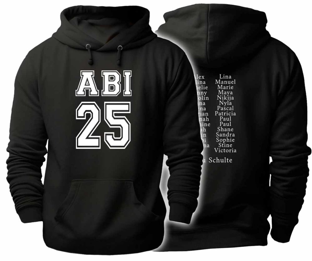 Individual graduation hoodie i665
